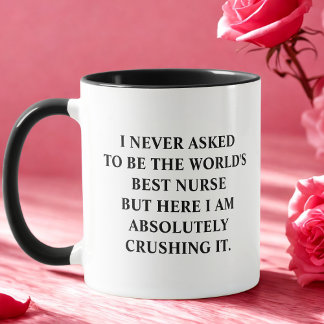 Lustigt sjuksköterska jag aldrig bett att få bli v mugg