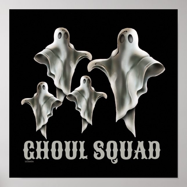 Lustigt skådespel i GHOUL SQUAD Poster (Framsidan)
