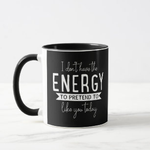 Lustigt skämt för pappa, jag har inte energipresen mugg