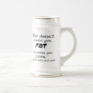 Lustigt skämt med ölcitat novelty stein slogan mug sejdel