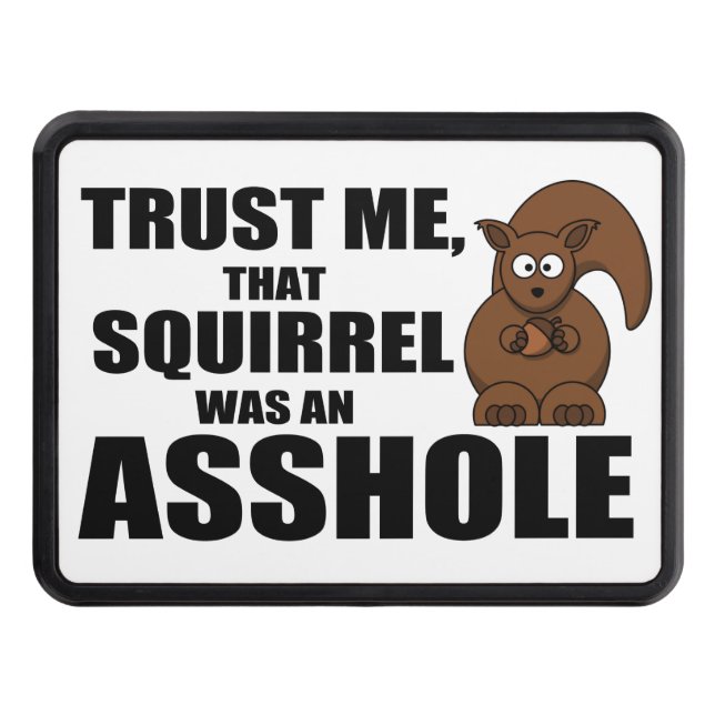 Lustigt skämt skydd för dragkrok (Framsidan)