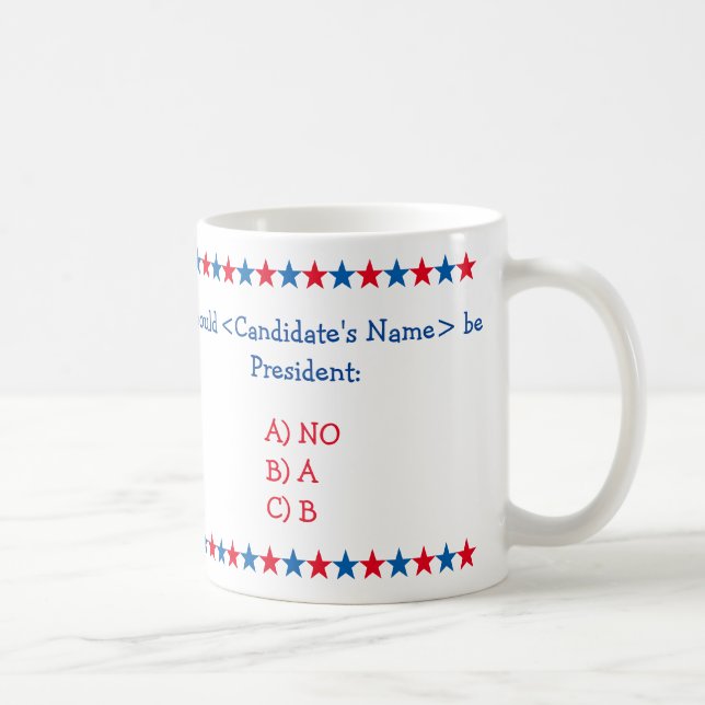 Lustigt Skapa borde ___ vara ordförande Kaffemugg (Höger)