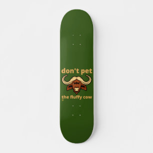 Lustigt skateboard "FLUFFY COW"