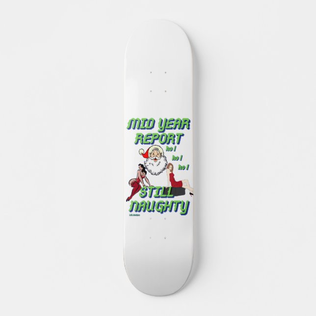 Lustigt skateboard "SFORT NAUGHTY 2" (Framsida)