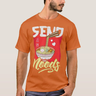 Lustigt Skicka Noods Ramen Tee japanska noodles Ph