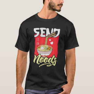Lustigt Skicka Noods Ramen Tee japanska noodles Ph
