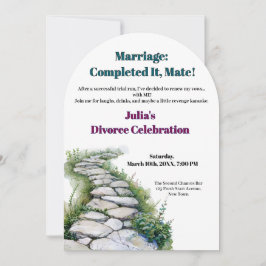 Lustigt skilsmässor i nybörjare inbjudningar