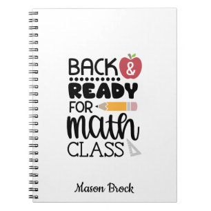 Lustigt skolmatematik med student-gåva anteckningsbok