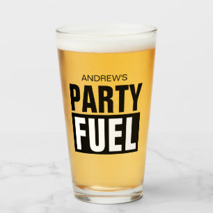 Lustigt skräddarsytt ölglas för party glaskopp