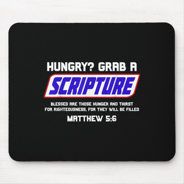 Lustigt skriptgåvor, Bible Verse, Berömd Scriptu Musmatta (Framsidan)