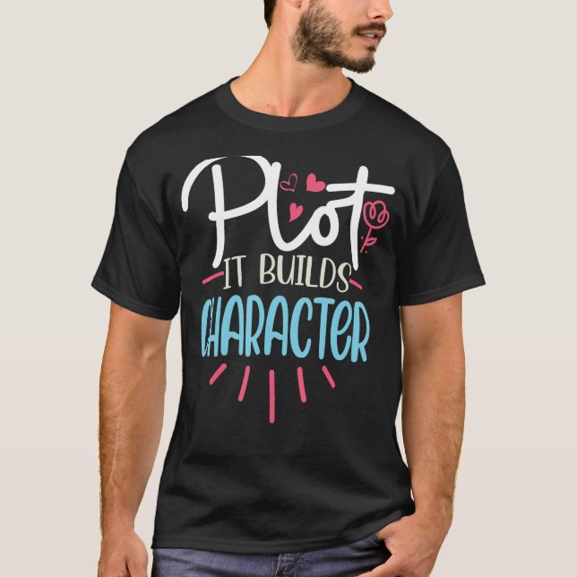 Lustigt skrivprogram - utmatningspunkt det bygger  t shirt (Framsida)