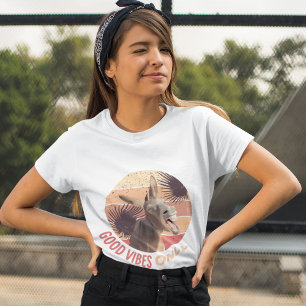 Lustigt skrynkande Donkey - endast bra vibes T Shirt