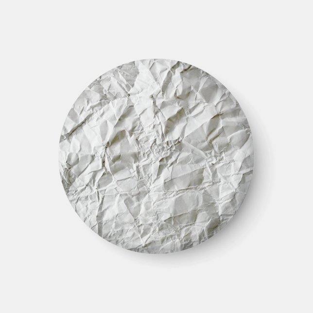 Lustigt skrynkligt pappert magnet (Framsidan)