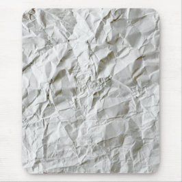 Lustigt skrynkligt pappert musmatta