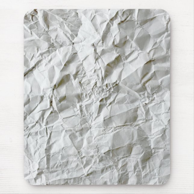 Lustigt skrynkligt pappert musmatta (Framsidan)