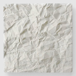 Lustigt skrynkligt pappert stenunderlägg