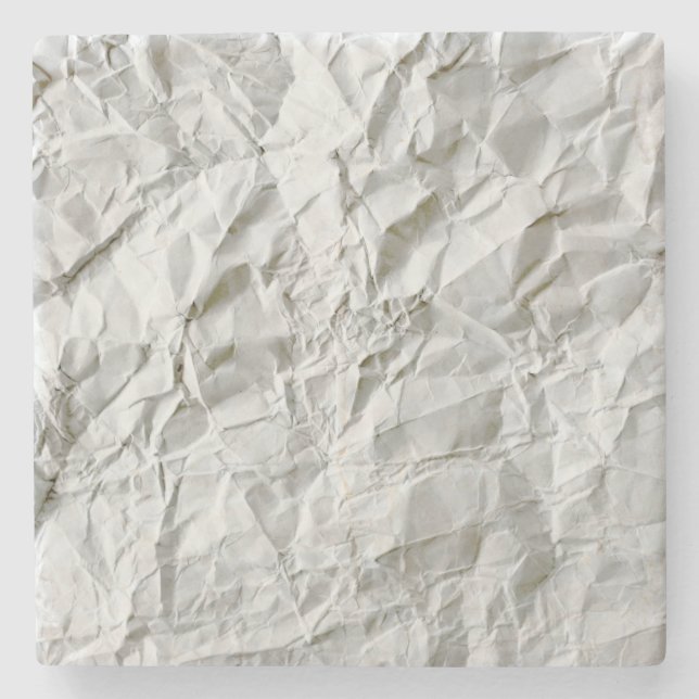 Lustigt skrynkligt pappert stenunderlägg (Framsidan)