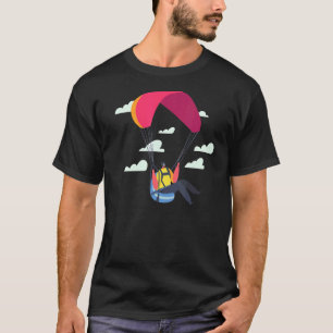 Lustigt Skydiving-Coolan Sports cut Off Clouds Pa T Shirt