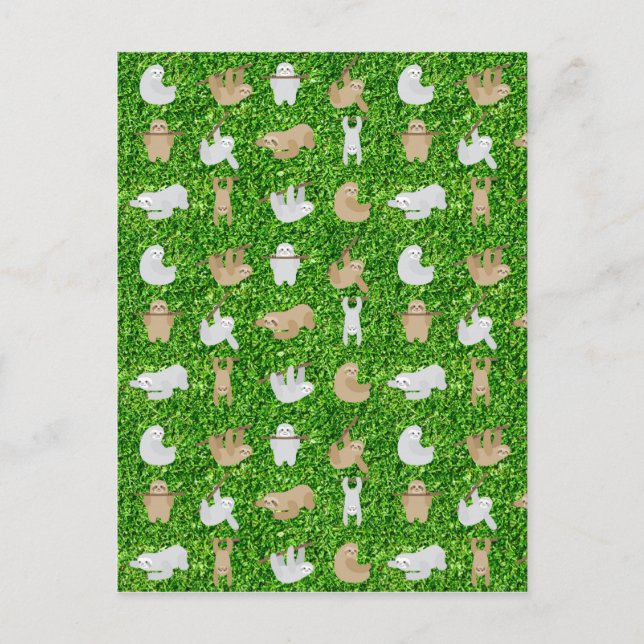 Lustigt slarv vykort (Framsida)