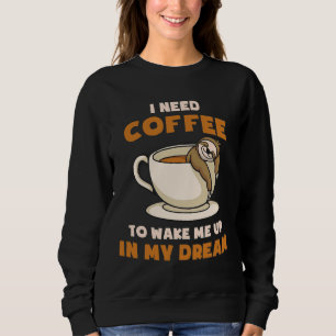 Lustigt slemhinne jag behöver kaffe för att väcka t shirt