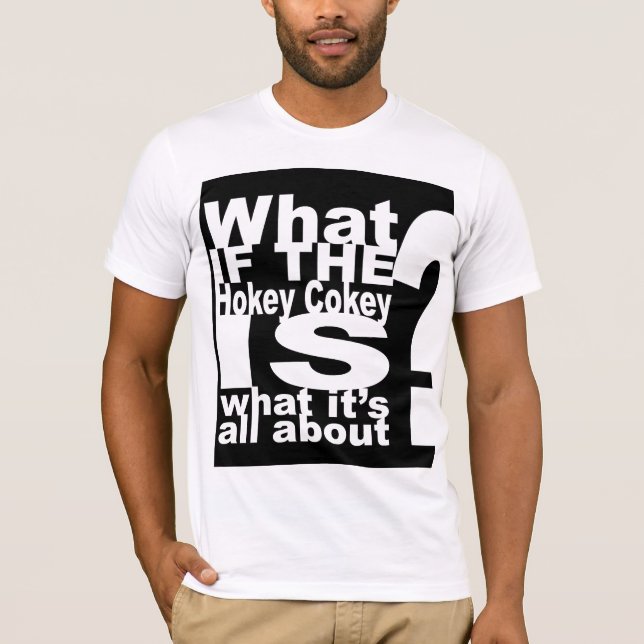 Lustigt slogan, Hokey Cokey T Shirt (Framsida)