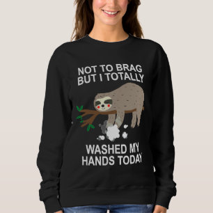 Lustigt Sloth, inte för att klämma in mig helt T Shirt