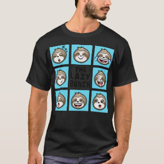 Lustigt Sloth of LAZY BUNCH T Shirt