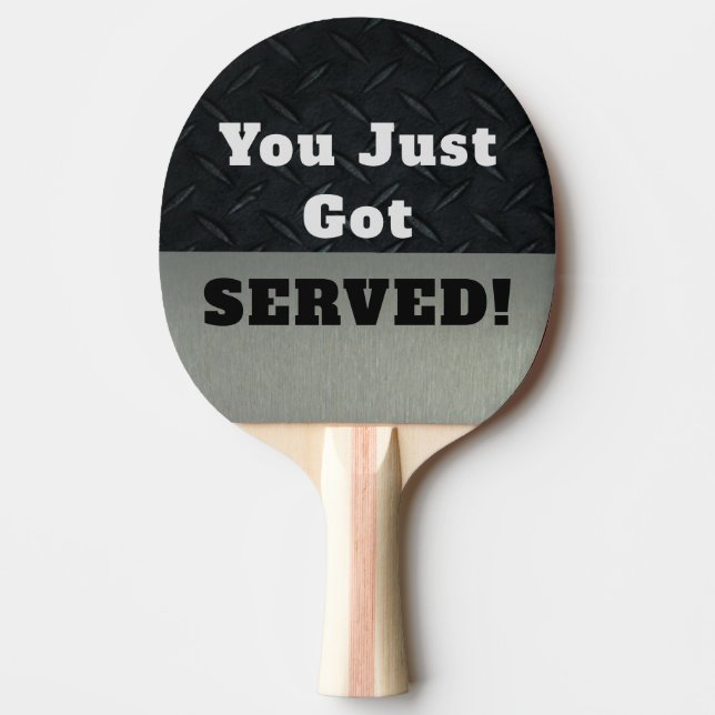 Lustigt Smack Talk You Har Served Ping Pong Paddle Pingisracket (Framsidan)