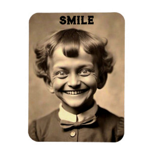 Lustigt "Smile" Magnet