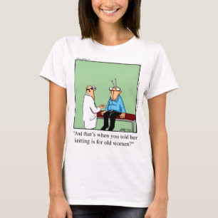 Lustigt snack för gamla Dam T Shirt