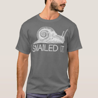 Lustigt Snailed Animal Gift Slug Snigel T Shirt