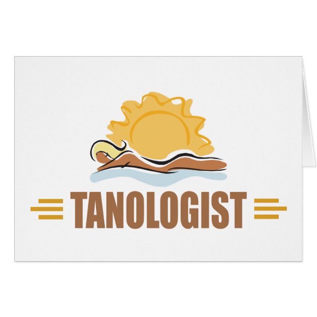 Lustigt Sol-gardering Hälsningskort (Framsidan Horizontal)