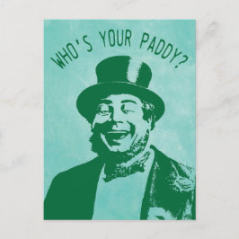 Lustigt som är din Paddy Saint Patricks Day Vykort