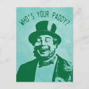 Lustigt som är din Paddy Saint Patricks Day Vykort