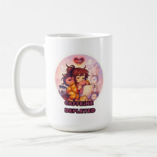 Lustigt sömnig kaffe mugg