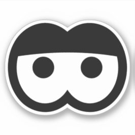 Lustigt Sömnig Tecknad Eyeball Vinyl Klistermärken