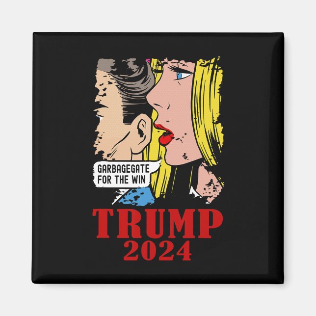 Lustigt Sopor-trumman Garbagegate för vintrumpen Magnet (Framsidan)