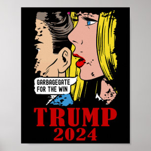 Lustigt Sopor-trumman Garbagegate för vintrumpen Poster