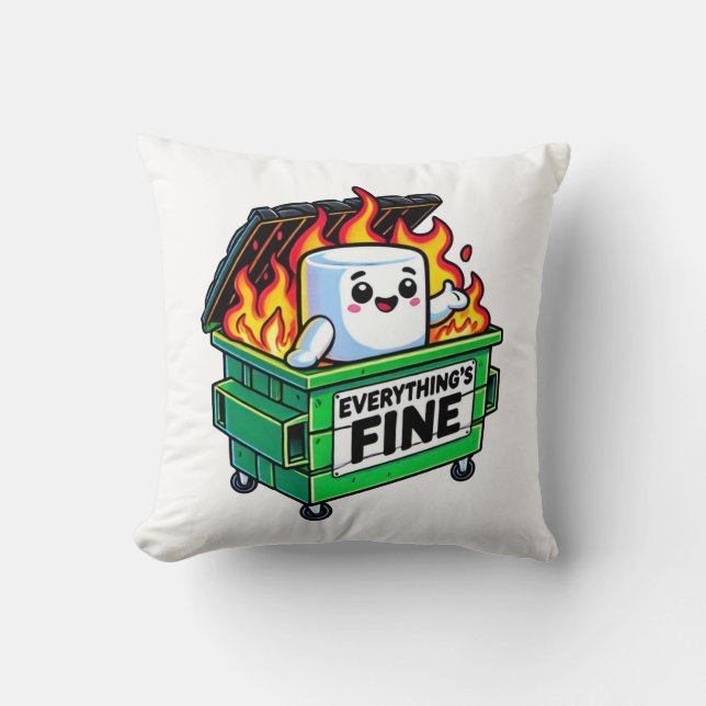 Lustigt soptipp varje bra marshmallow kudde (Framsida)