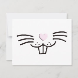 Lustigt söt illustration av tecknaden ansikte i På Kort