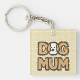 Lustigt söt tecknad hund morsa mors dag