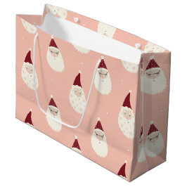 Lustigt söt tomtfärggrafik mönster rosa