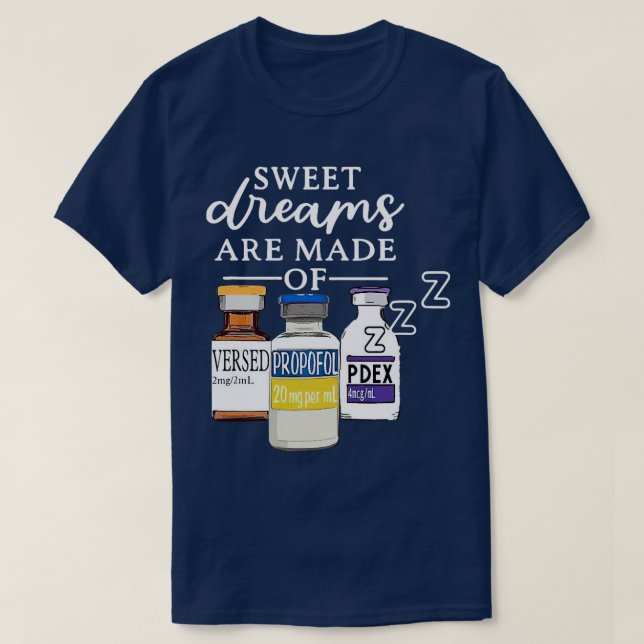 Lustigt söta drömmar om Fantastisk är gjorda av re T Shirt (Design framsida)