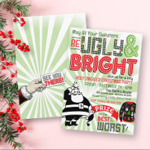 Lustigt sötare julfest - inbjudan