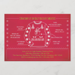 Lustigt sötare julinbjudan inbjudningar