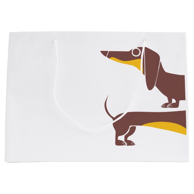 Lustigt sött dachshund för lång hund förälder (Framsidan)