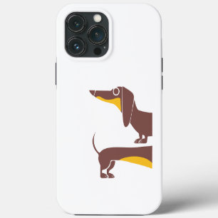 Lustigt sött dachshund för lång hund förälder