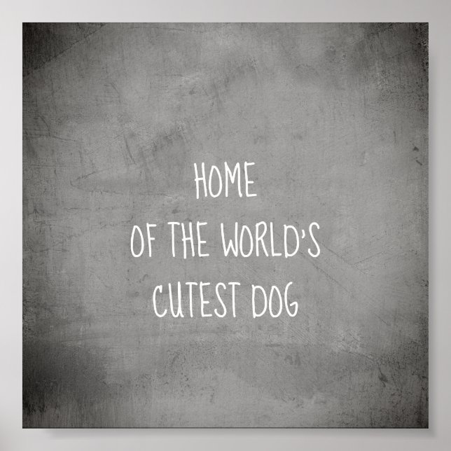 Lustigt, sött kollage-hund, poster konst (Framsidan)