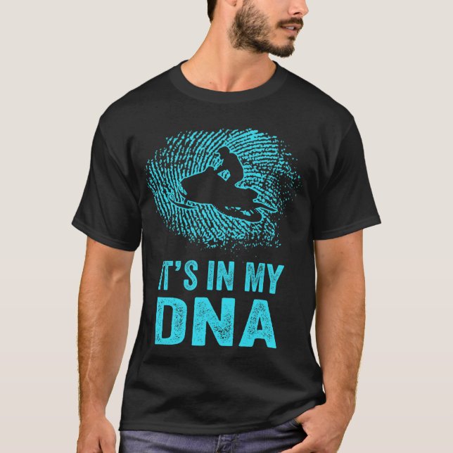 Lustigt sottmobilt IT_s i mitt DNA-fingeravtryck T Shirt (Framsida)