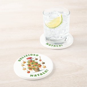 Lustigt Spaghetti Julgran Delizioso Natale! Underlägg
